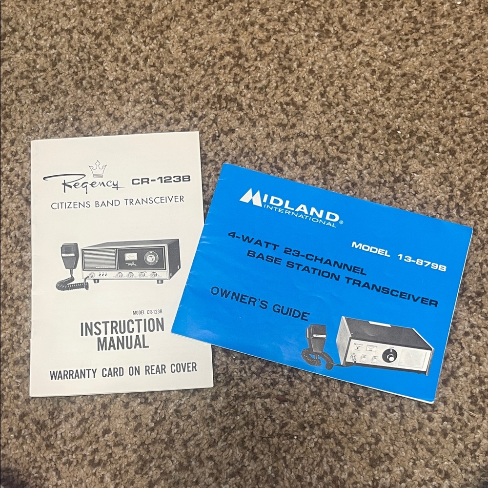 Vintage CB Radio Transceiver Instruction Manuals